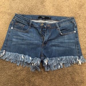 Denim shorts